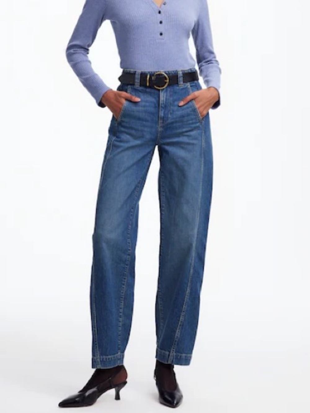 Madewell Tapered Denim Trousers